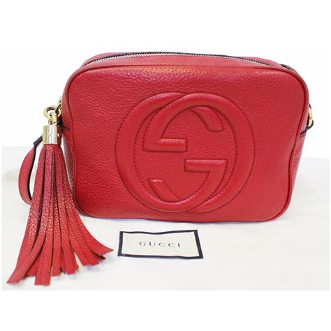 gucci disco bag red or black